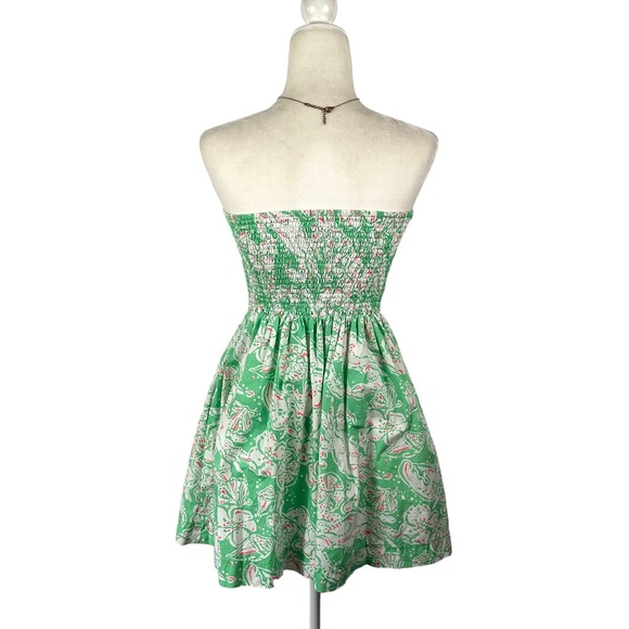 Lilly Pulitzer Chandie Strapless Dress - Glenda Beach Bash - Picture 3 of 15